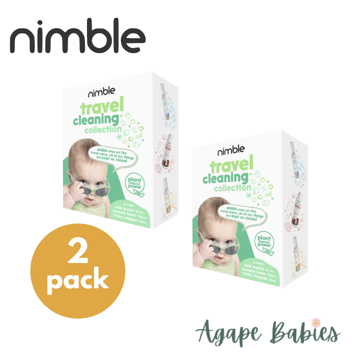 [Pack Of 2] Nimble Babies Travel Cleaning Collection