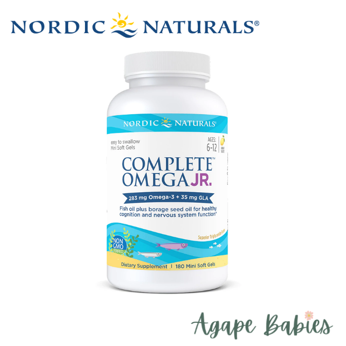 Nordic Naturals Complete Omega Junior 500 mg - Lemon, 180 sgls.