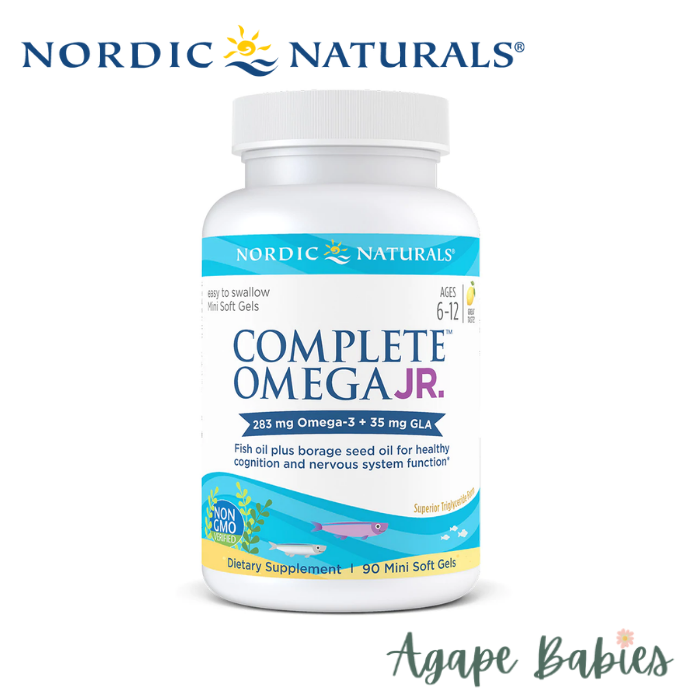 Nordic Naturals Complete Omega Junior 500 mg - Lemon, 90 sgls.