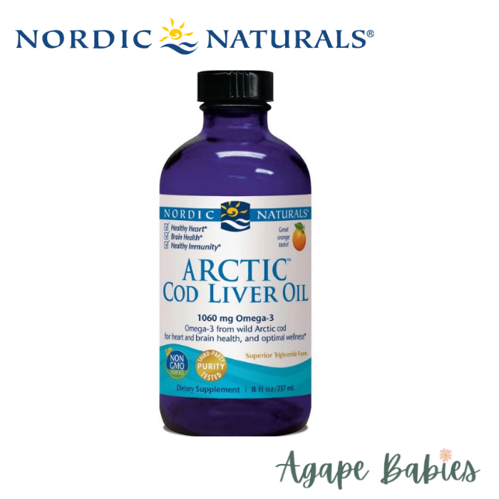 Nordic Naturals Arctic Cod Liver Oil - Orange, 237 ml.