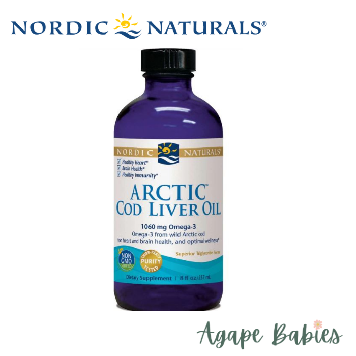 Nordic Naturals Arctic Cod Liver Oil - Plain, 237 ml.