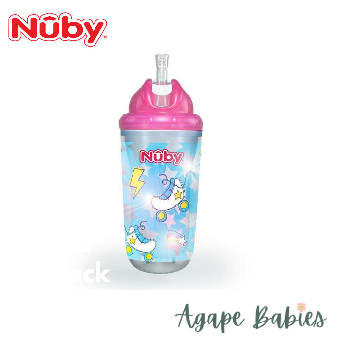 Nuby Light Up Flip-It Insulated Cup 300ml - Skater