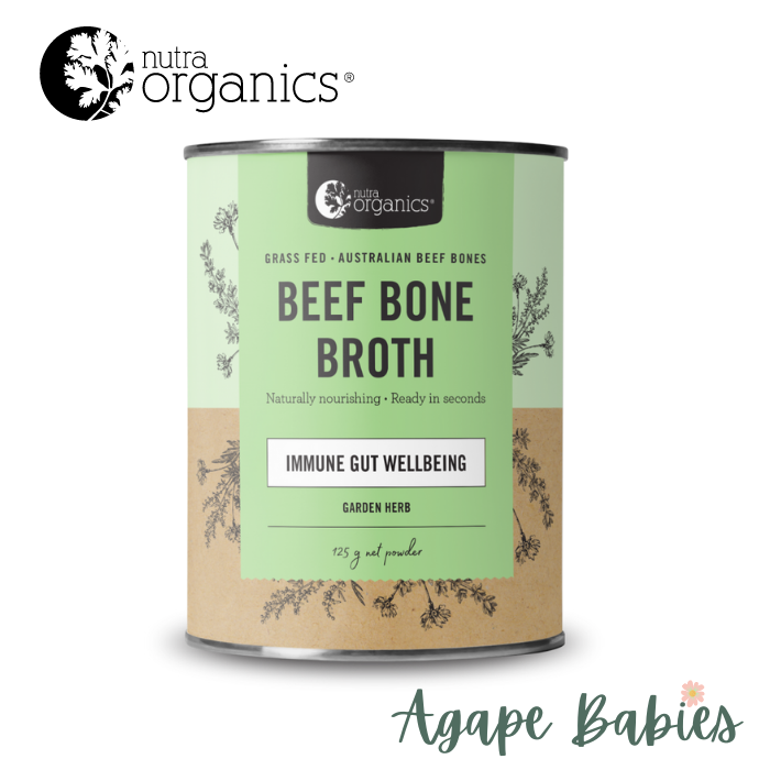 Nutra Organics Beef Bone Broth Garden Herb - 125gm