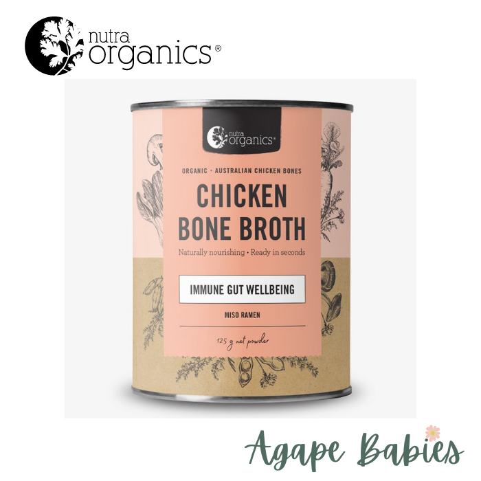 Nutra Organics Chicken Bone Broth Powder – Miso Ramen 125g
