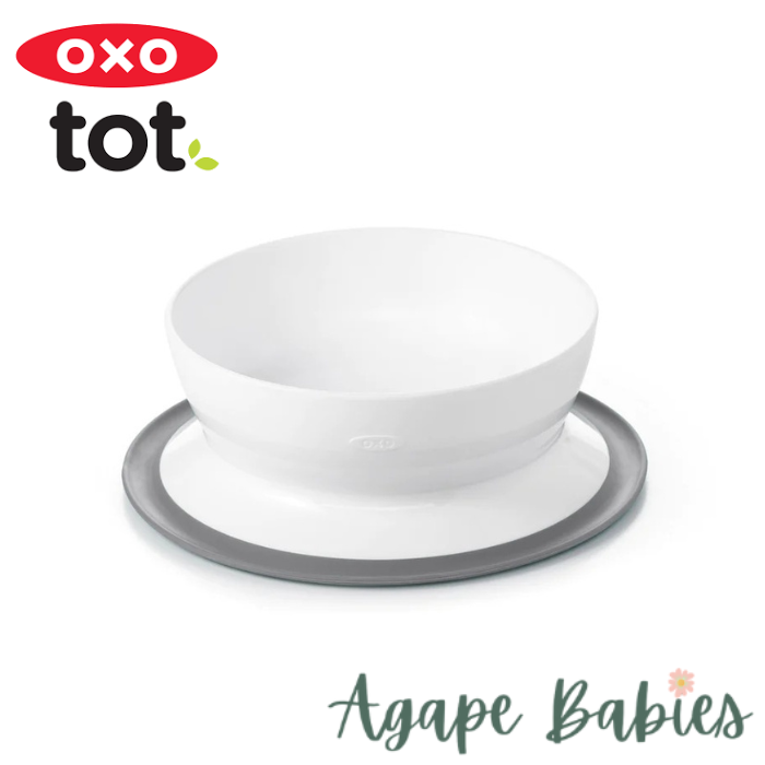 OXO Tot Stick & Stay Suction Bowl - Grey