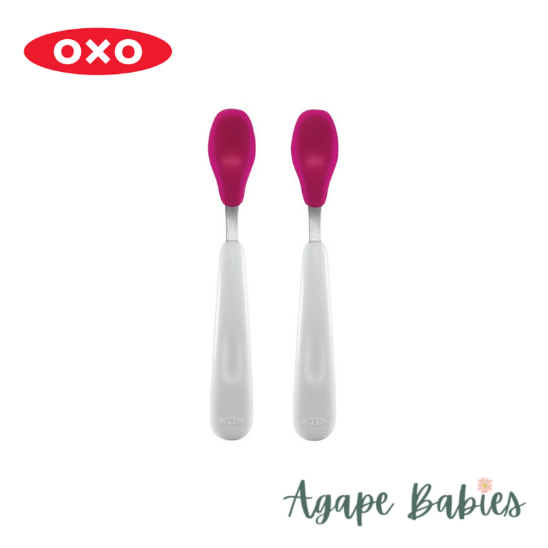 OXO Tot Feeding Spoon Set - Pink