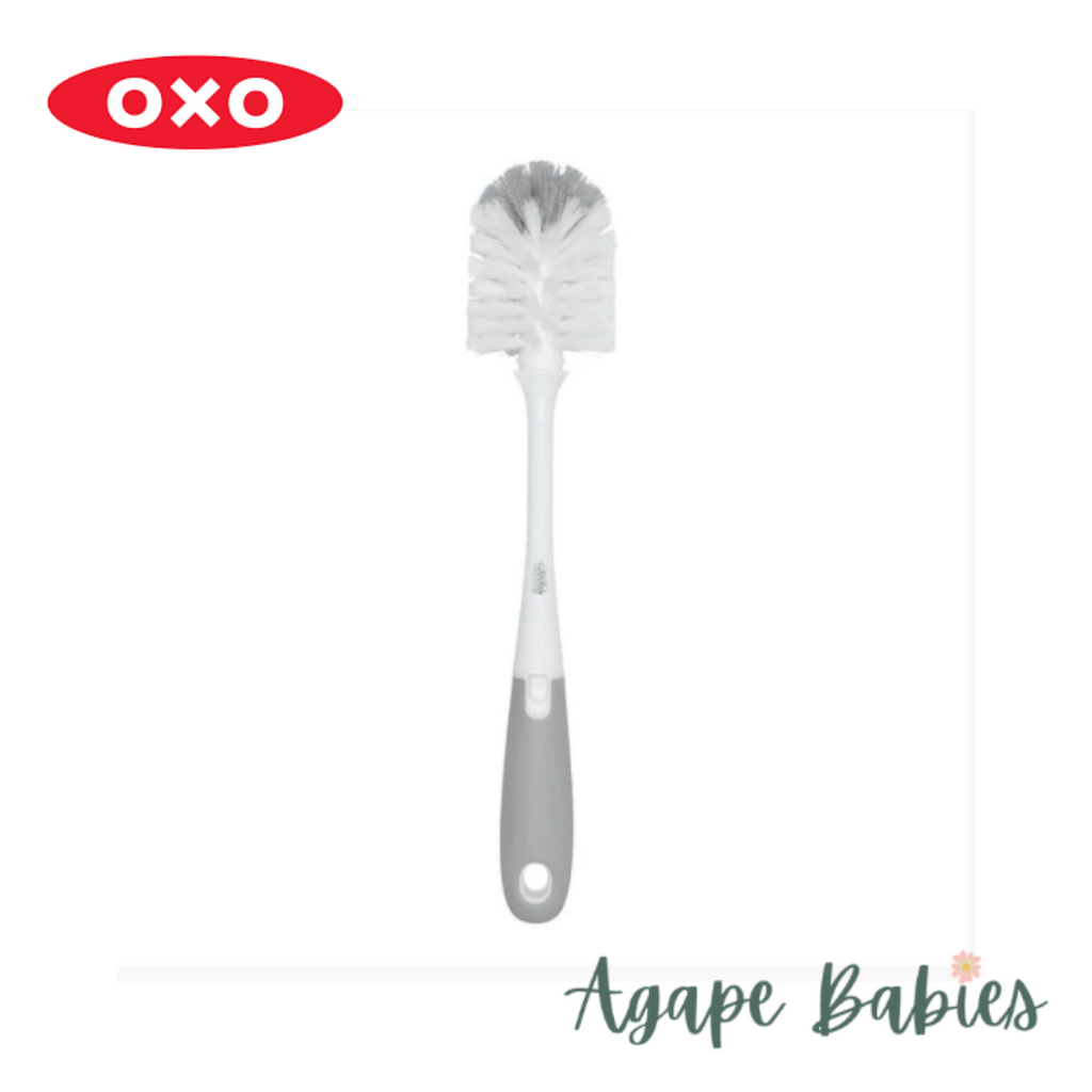 OXO Tot Bottle Brush With Bristled Cleaner, Gray 
