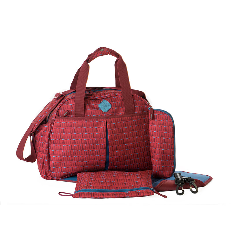 Okiedog Freckles Travel Bag Triangle Red