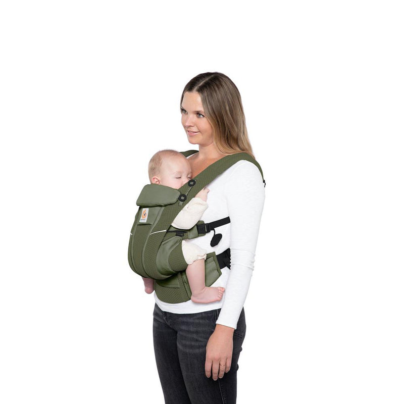 [10 year warranty] Ergobaby Omni Breeze Baby Carrier - Olive Green