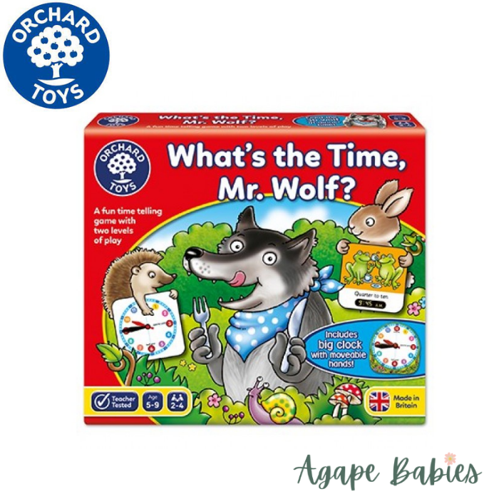 Orchard Toys Game - What's The Time, Mr Wolf