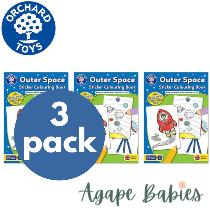 [3-Pack] Orchard Toys Outer Space Colouring Book