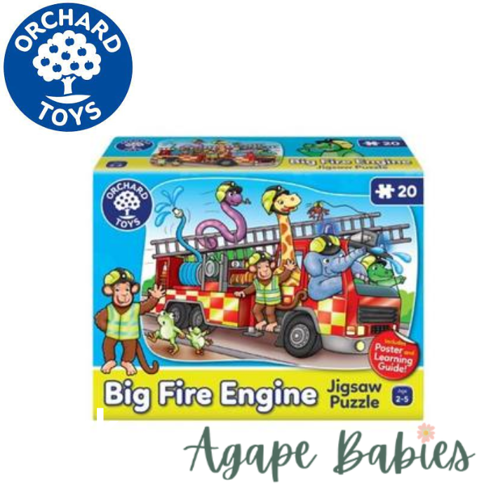 Orchard Toys Big Fire Engine (NEW) 20-Piece Jigsaw Puzzle