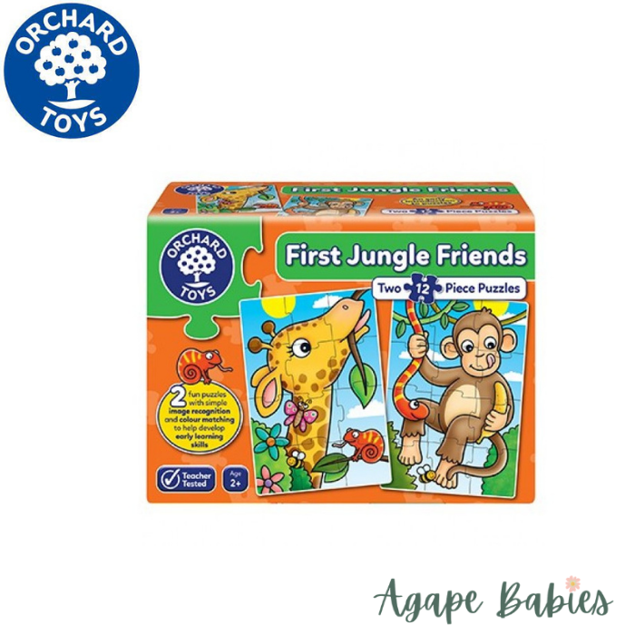 Orchard Toys - First Jungle Friends Jigsaw Puzzles - Age 2+
