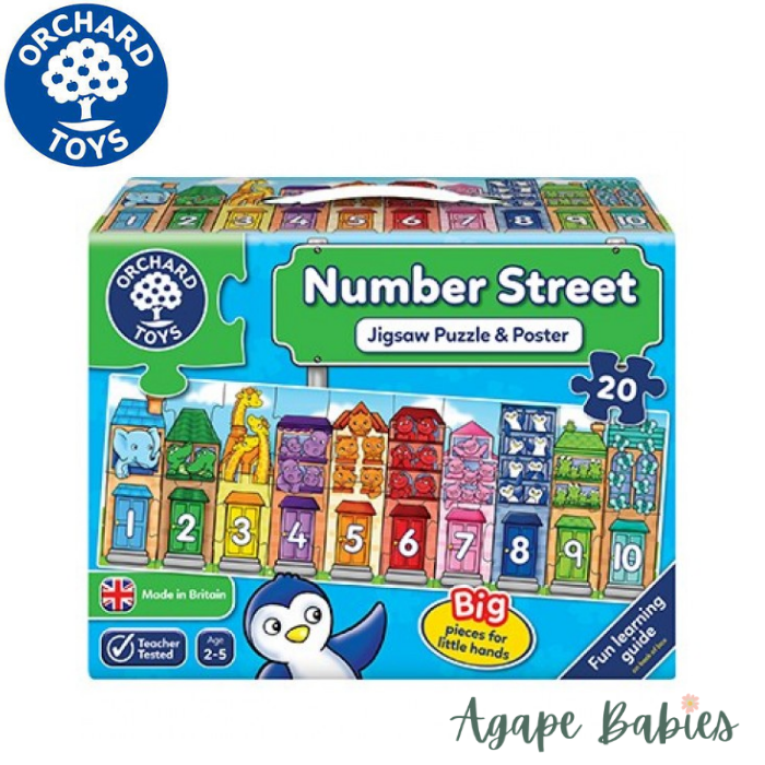 Orchard Toys Game - Number street jigsaw