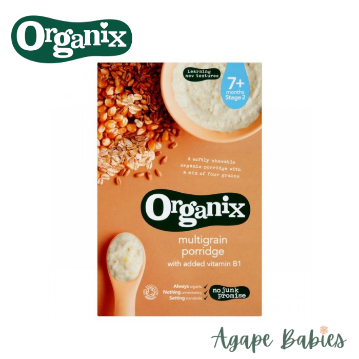 Organix Organic Cereal - Multigrain Porridge, 200 g. Exp: 06/21