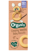 Organix Finger Foods Organic Baby Biscuits - Creamy Vanilla, 54 g. Exp: 06/21
