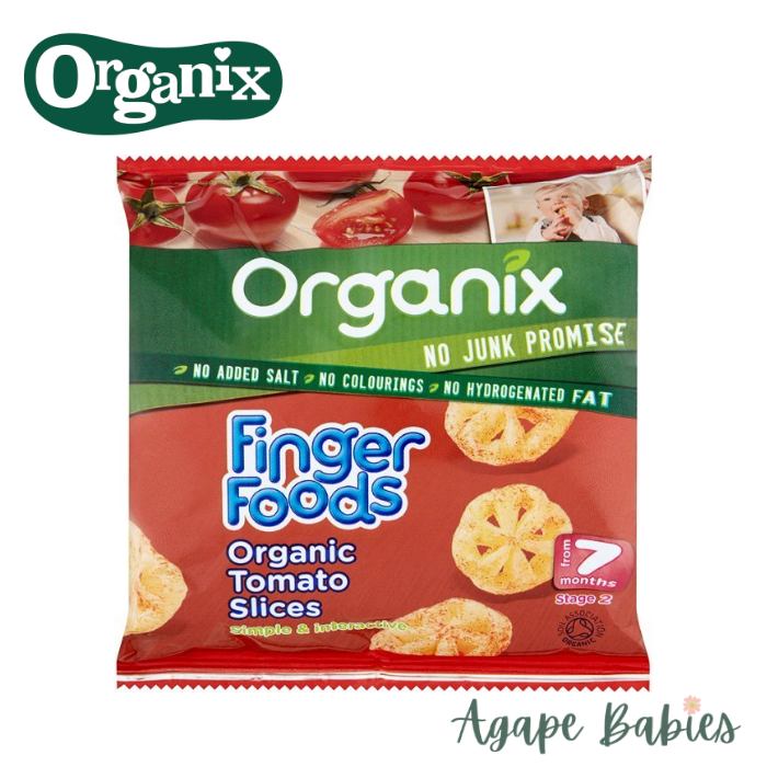 Organix Finger Foods Organic Tomato Slices, 20 g. Exp: 06/24