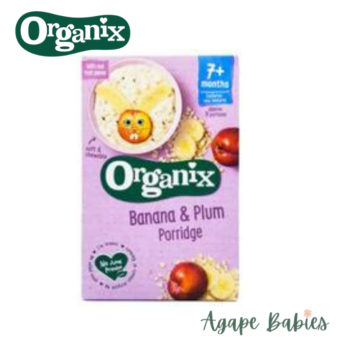 Organix Organic Cereal - Banana & Plum Porridge, 200 g Exp- 01/25