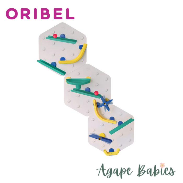 Oribel Crayon Edition: Triple Fun VertiPlay STEM Marble Run (Set of 3)