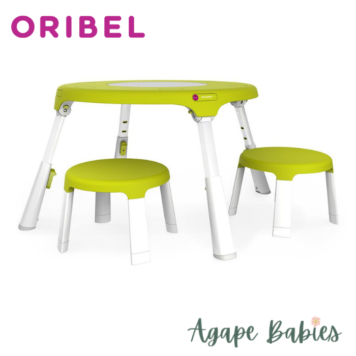 Oribel Portaplay Forest Friend Grow with me (with stools) - Green- With 6M Local Warranty