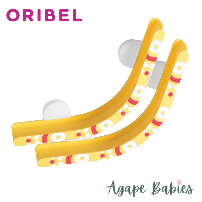 Oribel VertiPlay STEM Build Your Own Marble Run Wall Toy - 2 Curvy Tracks +4 Connectors (2 Pack)