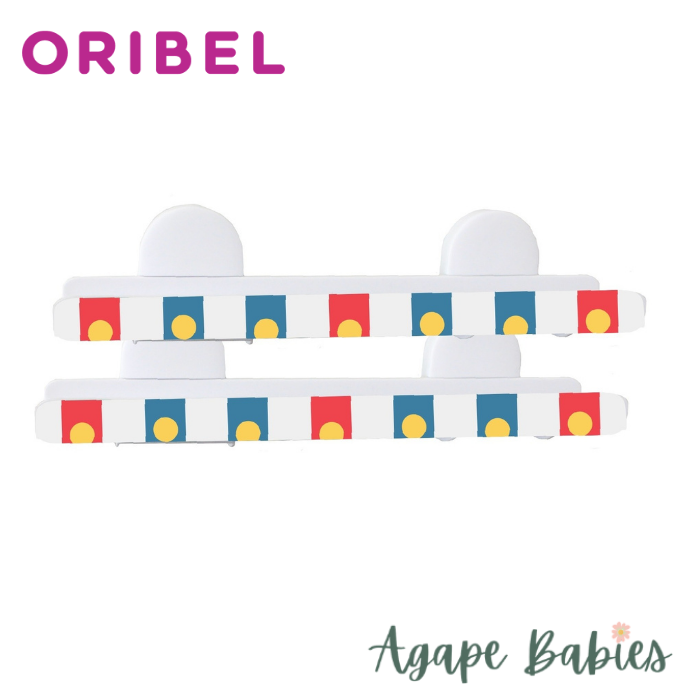 Oribel VertiPlay STEM Build Your Own Marble Run Wall Toy - 2 Straight Tracks +4 Connectors (2 Pack)