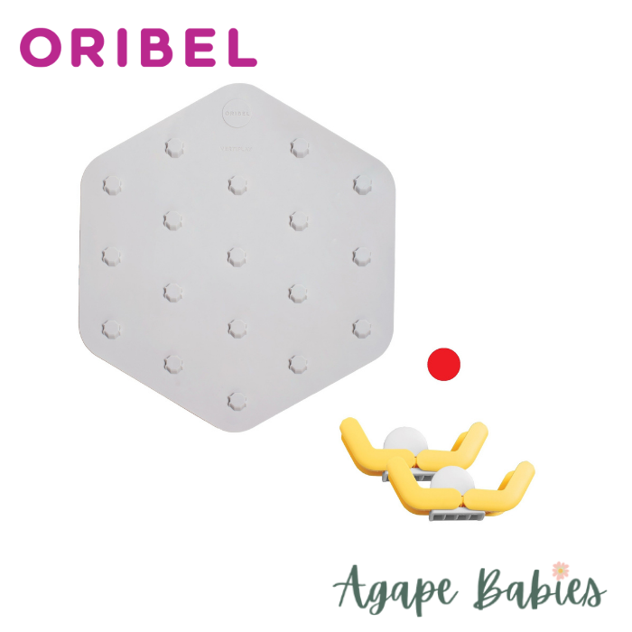 Oribel Vertiplay STEM Marble Run Wall Toy Part - 1 Base Board + 1 Wooden Ball + End Connectors