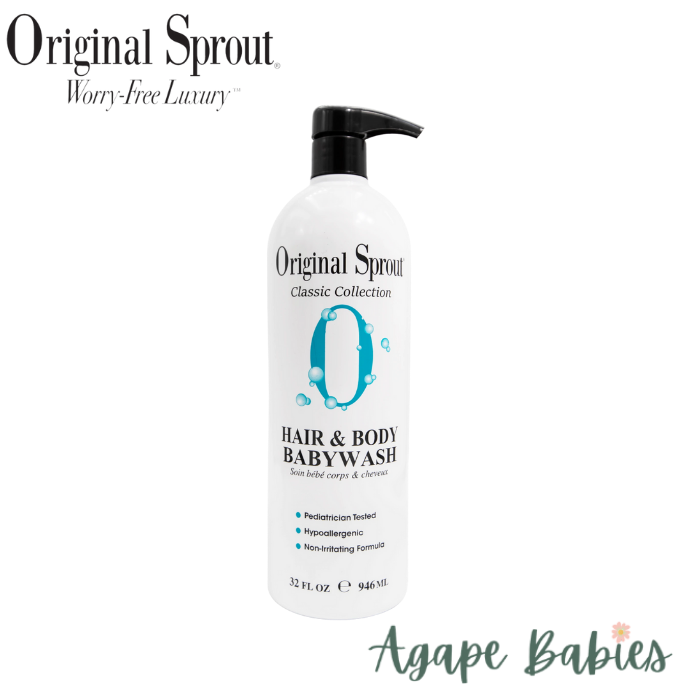 Original Sprout Hair & Body Babywash 2 in 1 - 32oz Exp: 10/26
