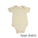 Owen Romper/Bodysuit - Yellow Stripes 0-12m