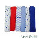 Owen 6pc Knit Washcloth 9x9" - 8 Designs