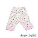 Owen Leggings - Pink Flowers 0-12m