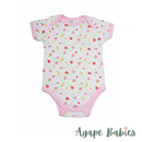 Owen Romper/Bodysuit - Pink Butterflies 0-12m