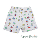 Owen Shorts - Blue Cars 0-12m