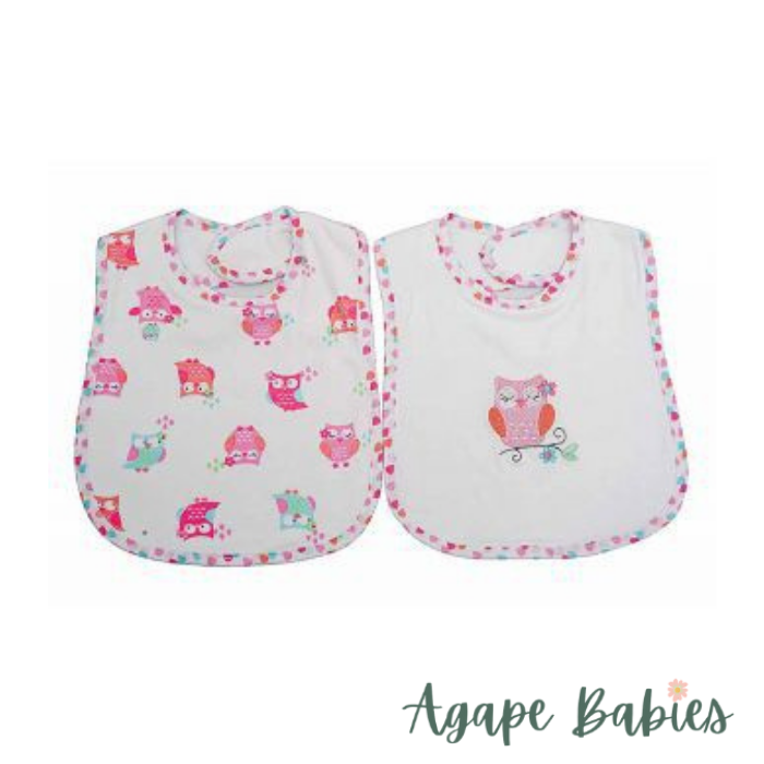 Owen 2pc Bib Set - 100% Cotton -  4 Designs