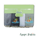 OWEN 4pc Terry Washcloth Set - 100% Cotton - 7 Designs!