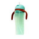 Pigeon Straw Bottle Tall 330ml - Blue