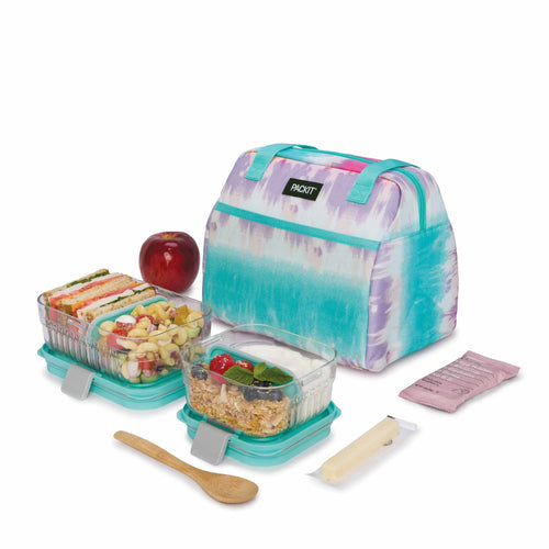 PackIt Freezable Hampton Lunch Bag - Tie Dye Sorbet