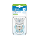[Bundle Of 2] Dr. Brown’s Prevent Butterfly Shield Pacifier - Stage 1 * 0-6m - Blue, 2-Pack