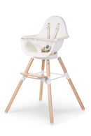 [1 yr local warranty] Childhome Evolu One.80° High Chair - Natural White