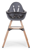 [1 yr local warranty] Childhome Evolu 2 High Chair - Natural Anthracite