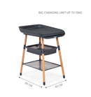 Childhome Evolux Changing Table - Natural Anthracite