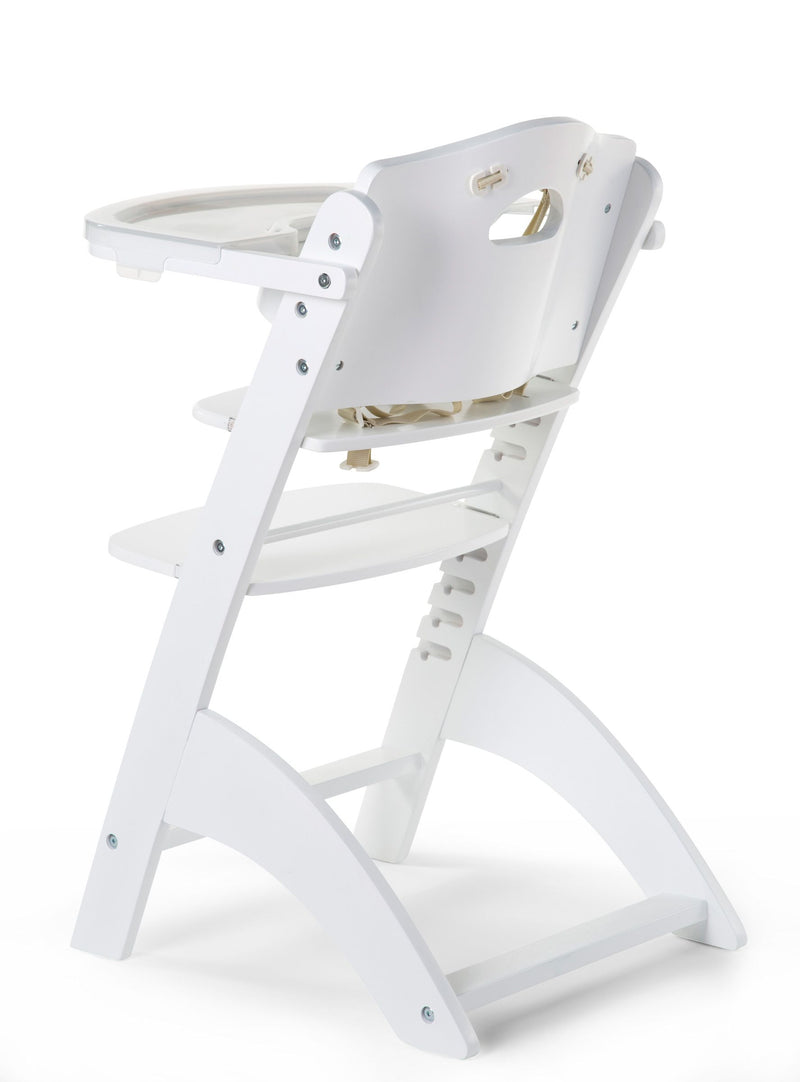 [1 yr local warranty] Childhome Lambda 3 Baby High Chair + Feeding Tray - White