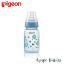Pigeon Flexible Peristaltic Nipple Clear Nursing Bottle RPP 120Ml (Blue)