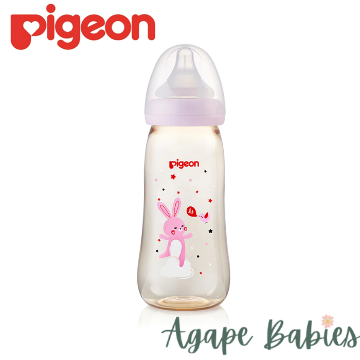 Pigeon SofTouch PPSU Nursing Bottle 330ml (L) - Rabbit