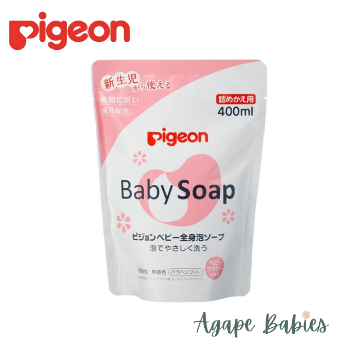Pigeon Baby Foam Soap Floral 400ML Refill