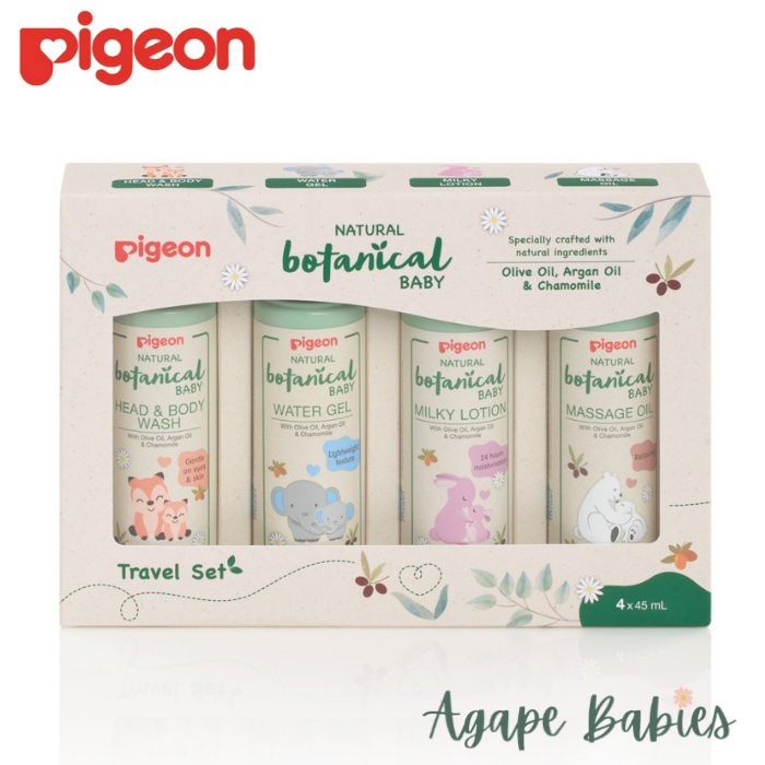 Pigeon natural Botanical Baby travel set