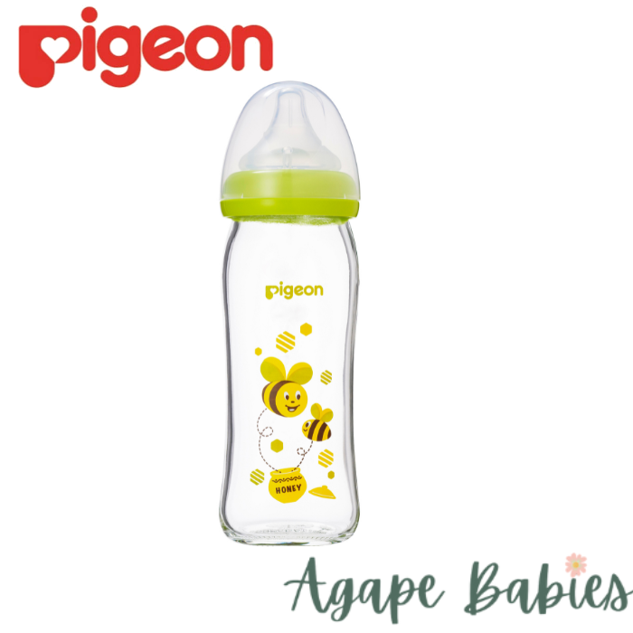 Pigeon Softouch Peristaltic Plus WN Glass 240ml - Bee