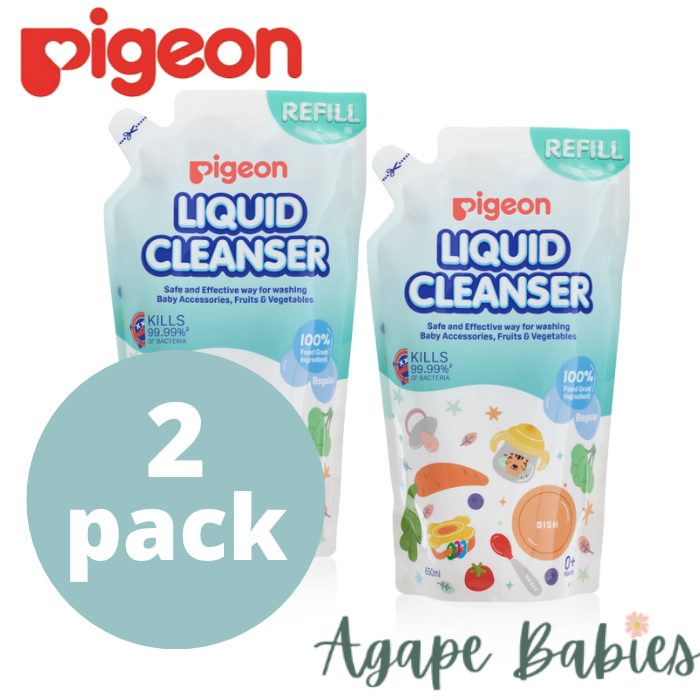 Pigeon Liquid Cleanser 650ml Refill - Pack of 2 Exp: 2026