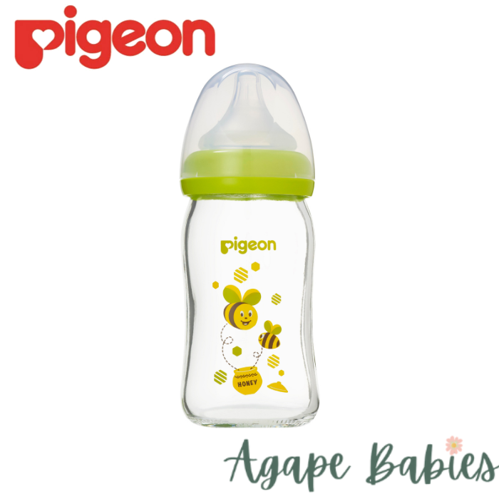 Pigeon Softouch Peristaltic Plus WN Glass 160ml - Bee