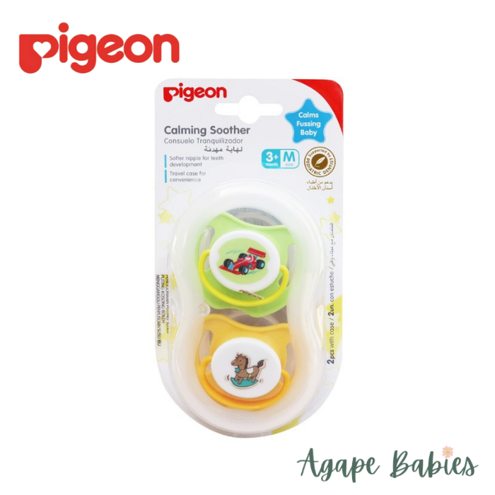 Pigeon Calming Soother 2Pcs Pack Boys (M Size) Blister